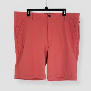 Halsey Sport Classic Fit Chino Size 38 Salmon Helmsman Activewear Casual Golf